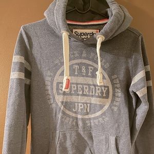 Superdry track and field pull over sweater